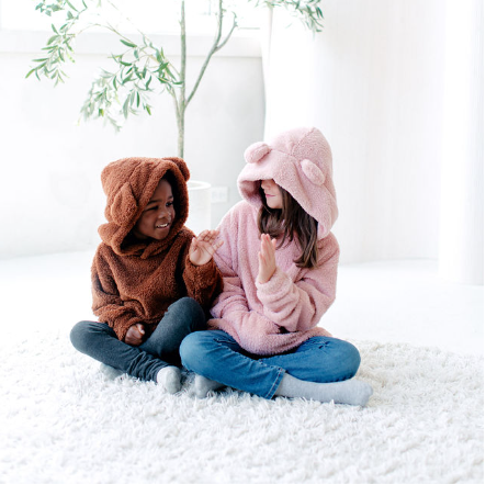 Toddler + Youth Bear Ear Hoodie