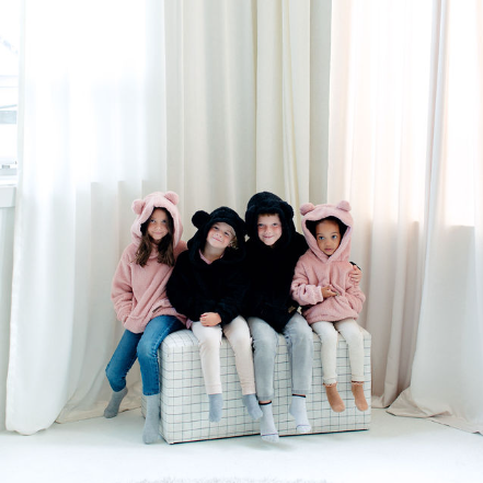 Toddler + Youth Bear Ear Hoodie