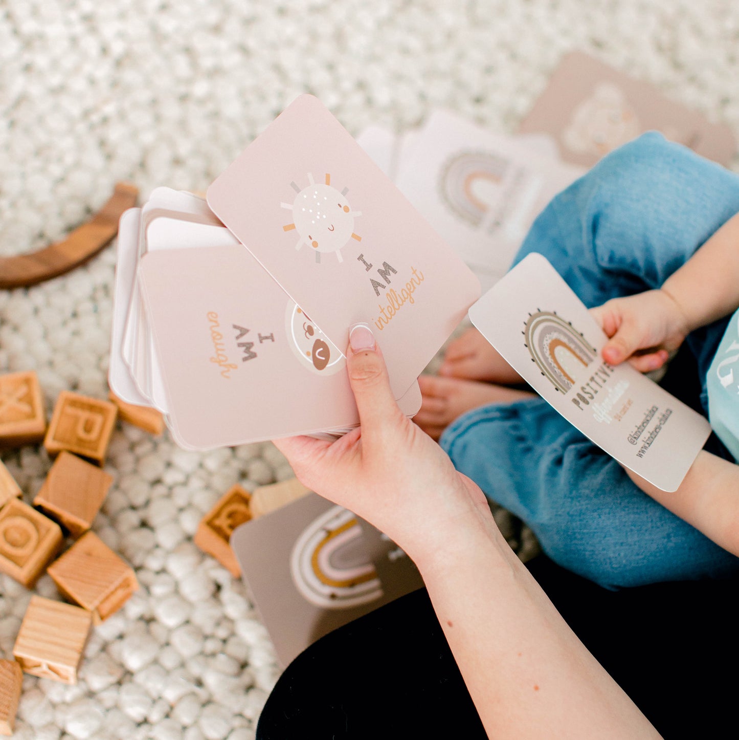 Tarjetas de afirmación positiva para niños