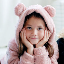 Toddler + Youth  Bear Ear Hoodie